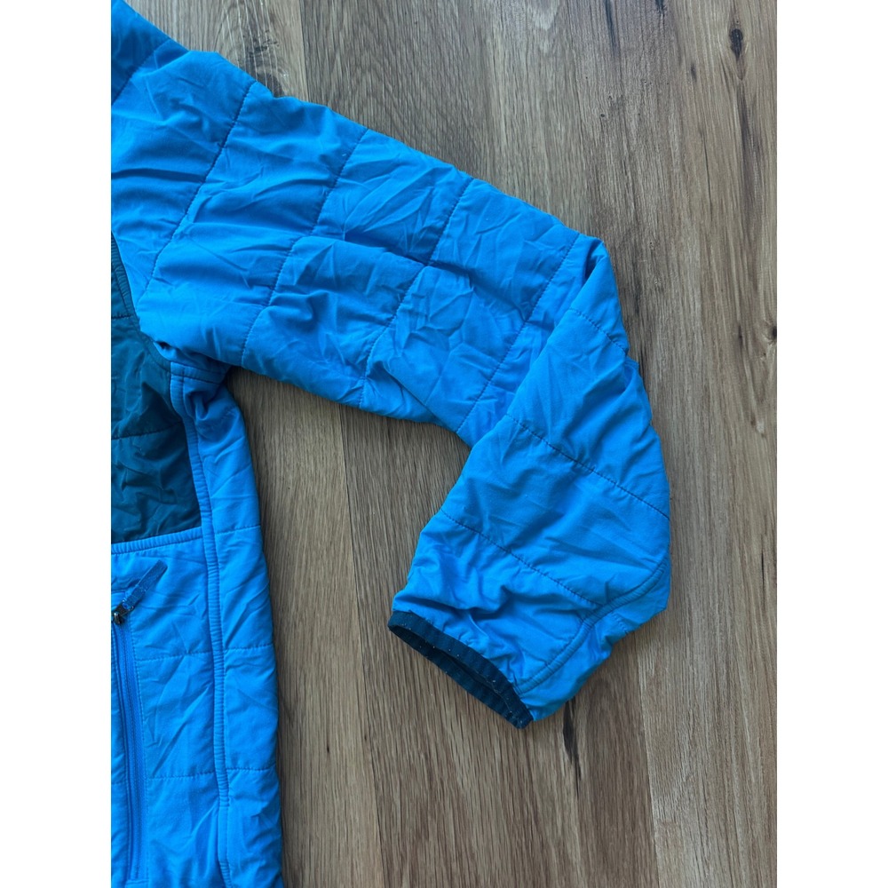 The North Face Mens Blue Quilted Lightweight Insulated Hooded Jacket Size Large - Picture 6 of 11